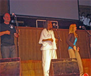 Cargo performers on stage