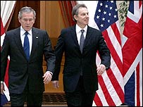 George Bush ve Tony Blair