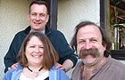 The Warrens family with Dick Strawbridge