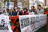 2001 protest march