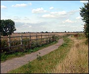 The Green Wheel cycle route in Farcet