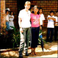 Denise Potter with Gladys