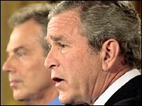 George Bush ve Tony Blair