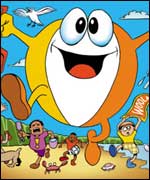 Cartoon character Billy Beachball