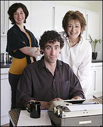 Amy Rosenthal, Stephen Mangan and Maureen Lipman