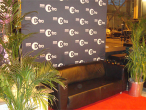 Backstage setting