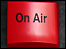 On-air light on the BBC Somerset Bus