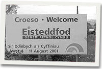 Arwydd Eisteddfod Dinbych