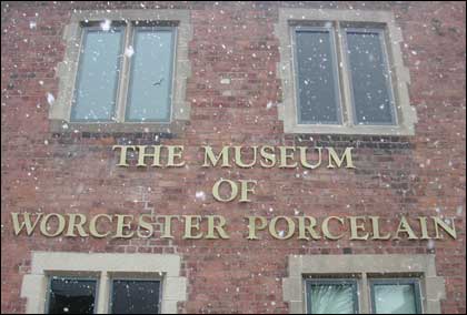 The front of Worcester Porcelain Museum