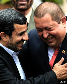 هوگو چاوز و محمود احمدی نژاد