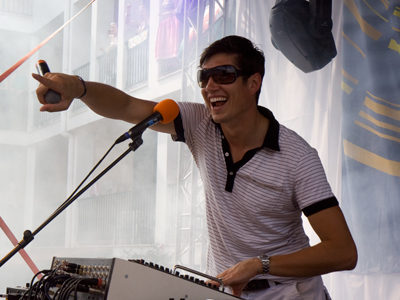 Vernon, Annie Mac and Tong at Ibiza Rocks