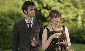 David Tennant and Catherine Tate in Doctor Who: The Unicorn And The Wasp