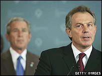 Başkan Bush ve Başbakan Blair