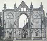 Image of ruins at Newstead Abbey in Nottinghamshire