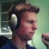 Paul, with new slim line in ear headphones - look closely