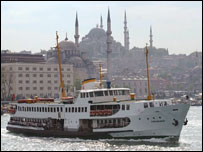 İstanbul'da vapur