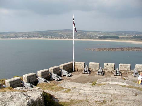 Canons on St Michaels Mount