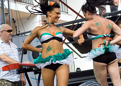 Vernon, Annie Mac and Tong at Ibiza Rocks