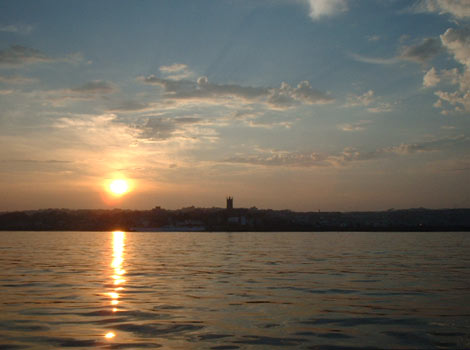 Sunset over penzance
