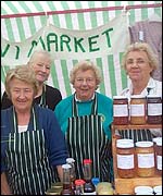 The Doncaster WI Market ladies