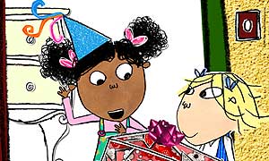 Lotta gets her present from Lola