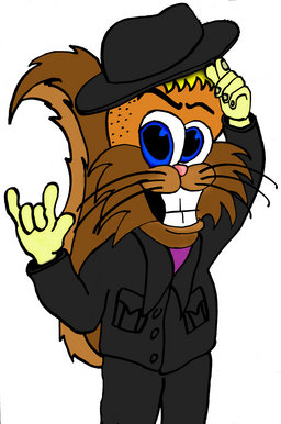 Cartoon squirell