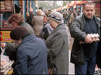 یک بازار در روسیه