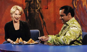 Felicity Kendal and Sanjeev Bhaskar