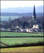 Wentworth village in a shot from the film