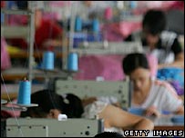 Mulheres trabalhando na China 
