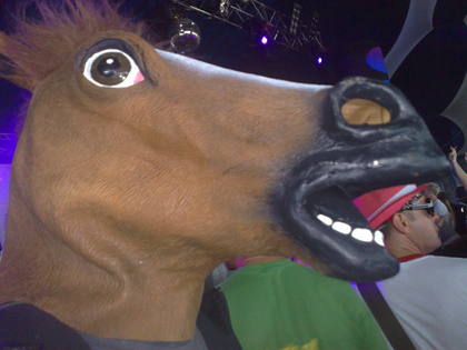 The crowd at Glastonbury