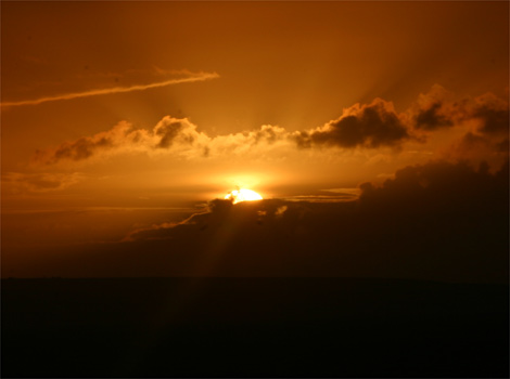 Sunset in Mousehole