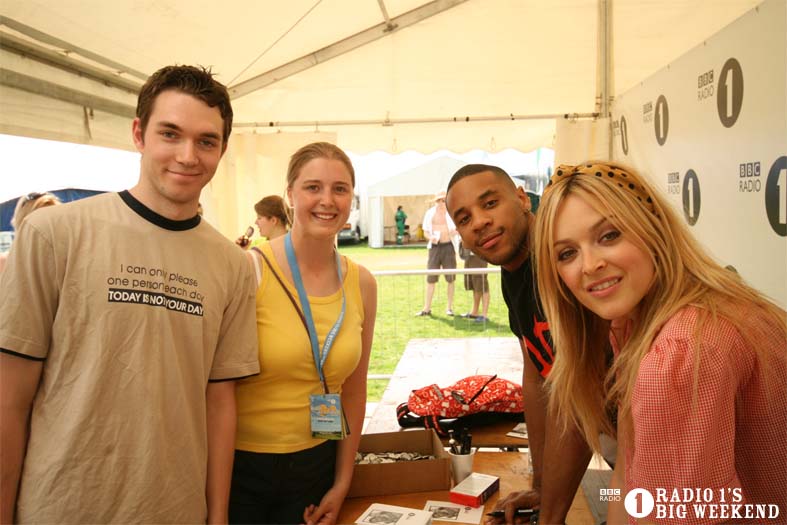 Signing sessions with Fearne and Reggie