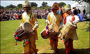 Indian drummers.