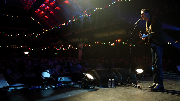 Justin Townes Earle live at the Old Fruitmarket. Photo by John Lewis.