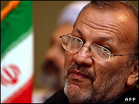 منوچهر متکی وزیر خارجه ایران