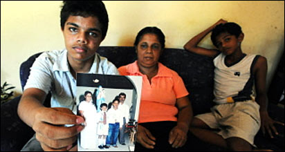Prageeth's family