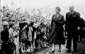 Royal visit to Ballymoney - which year was this?