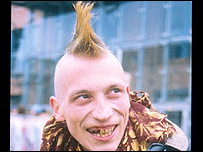 Punk hair style