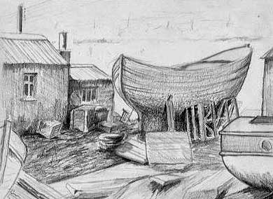 Kilkeel Boat Yard 1963