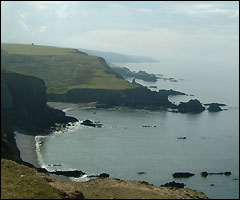 Looking back towards Hartland Quay