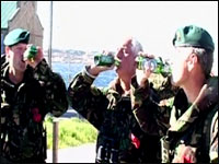 The men drink