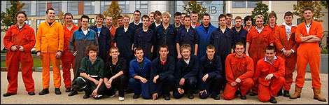 Doncaster College mining apprentices