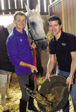 Leslie Law, Shear L'eau, Nathan Turvey and bucket of horse dung!