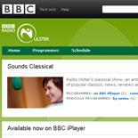 Screenshot of new Sounds Classical website