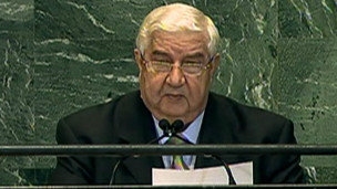 Ngoại trưởng Syria phát biểu trước Liên Hiệp Quốc