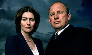 Anna Chancellor and Peter Firth as Juliet and Harry