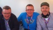Paul meets up with childhood idols The Proclaimers backstage.