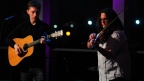 Malinky live at Pacific Quay. Photo by Sean Purser.