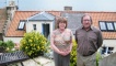 Owner Diana Webster with Bruce Durie.